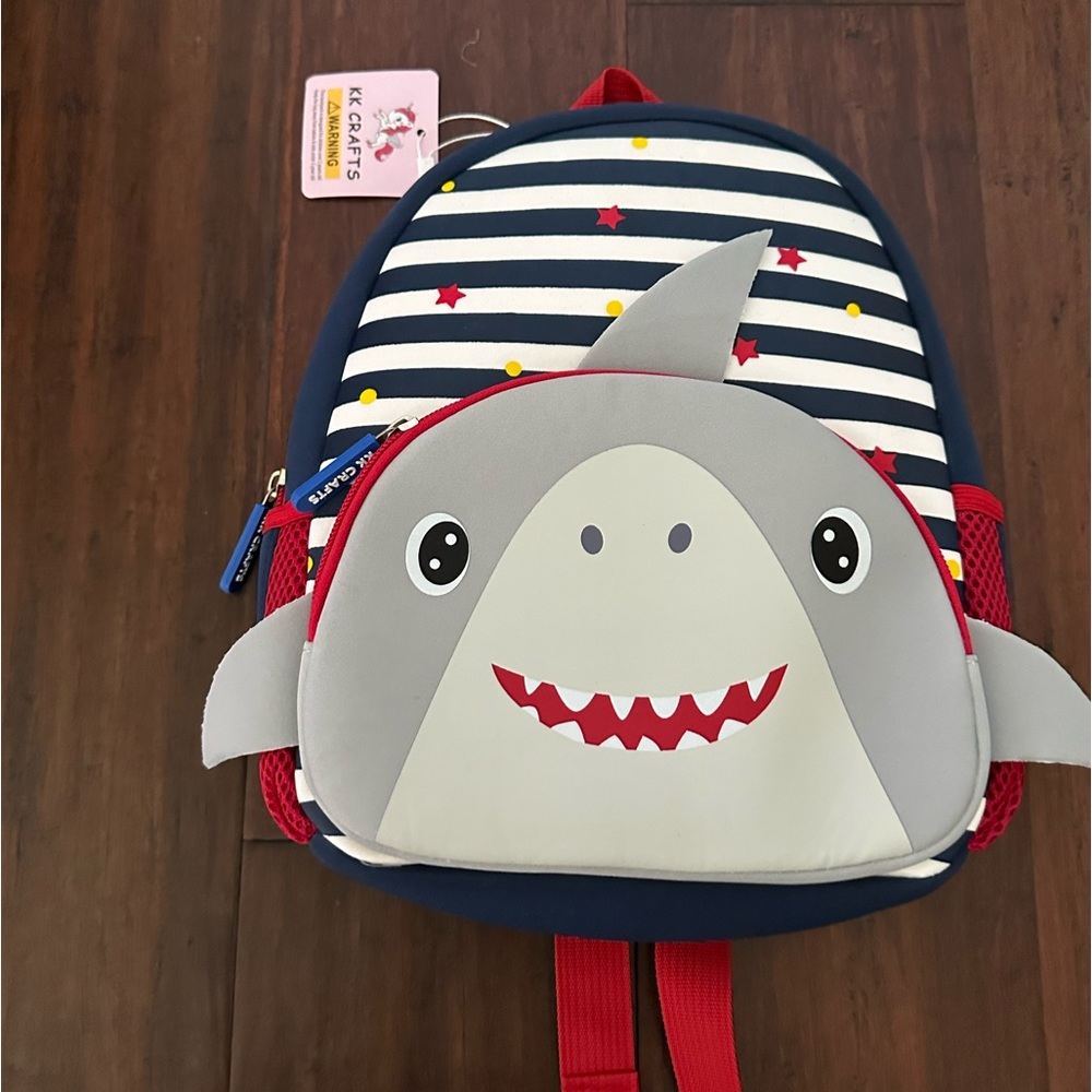 NWT KK Crafts shark children’s backpack